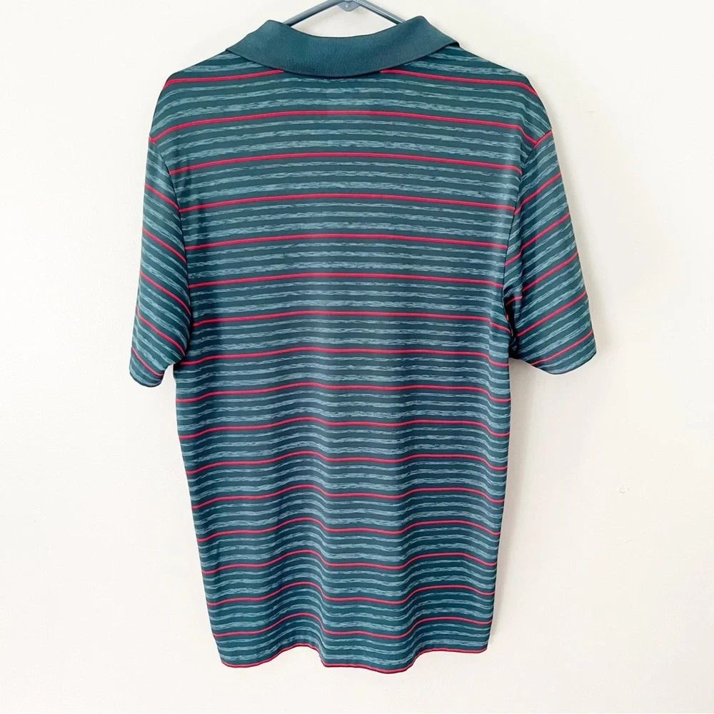 Men’s Under Armour Golf Polo Shirt Loose Fit Athletic Golf Shirt Collared Green - Picture 7 of 8